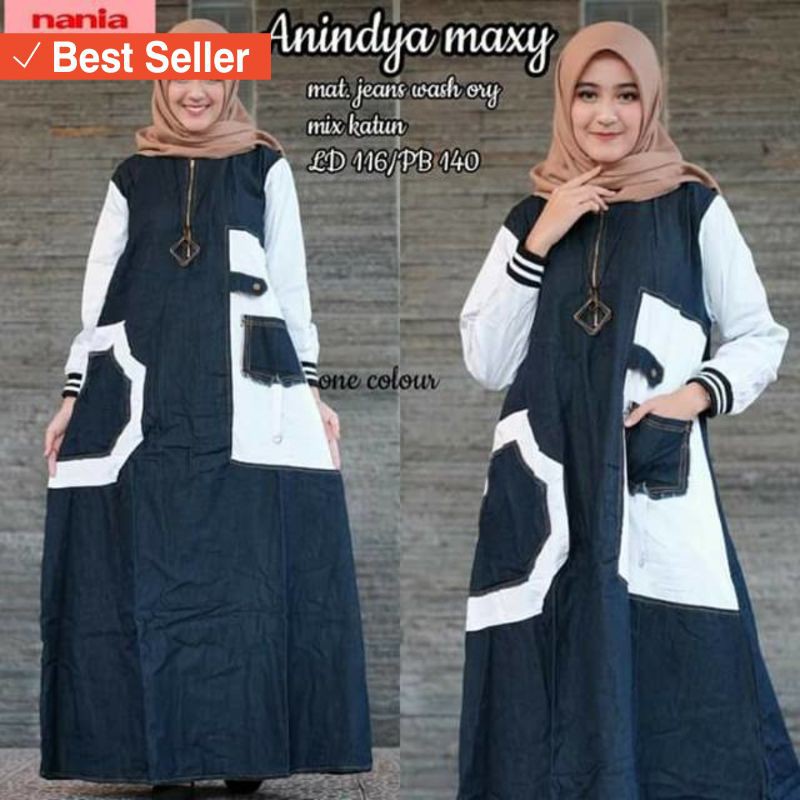 FASHION ALA KOREA BLACKPINK MURAH MERIAH / Anindya Maxy Dress By Nania