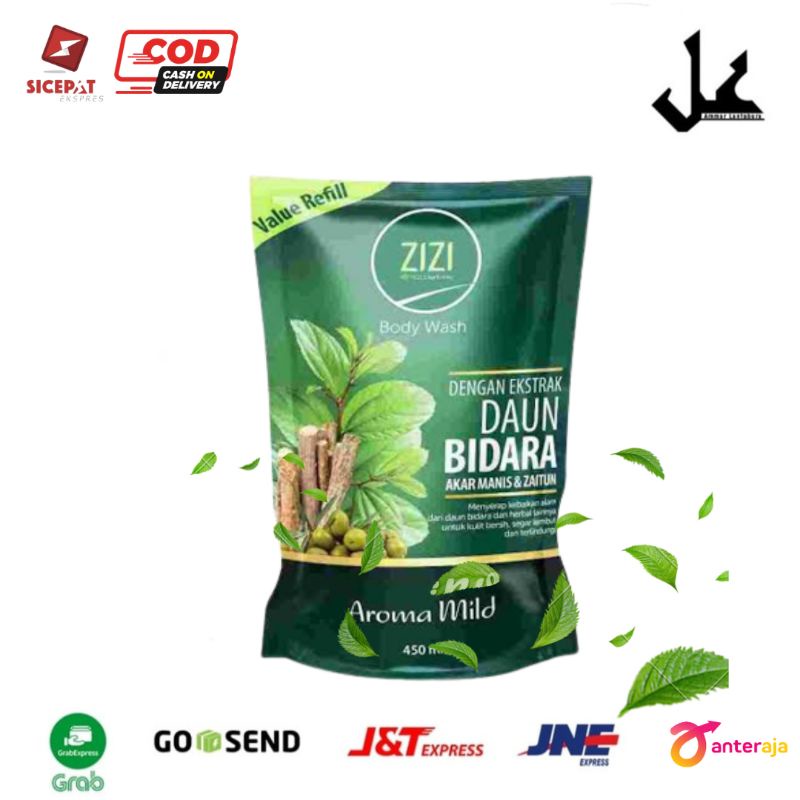 Zizi body wash daun bidara |sabun bidara 450ml