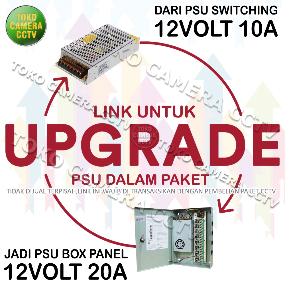 UPGRADE PSU SWITCHING 10A KE PSU BOX 12V 20A