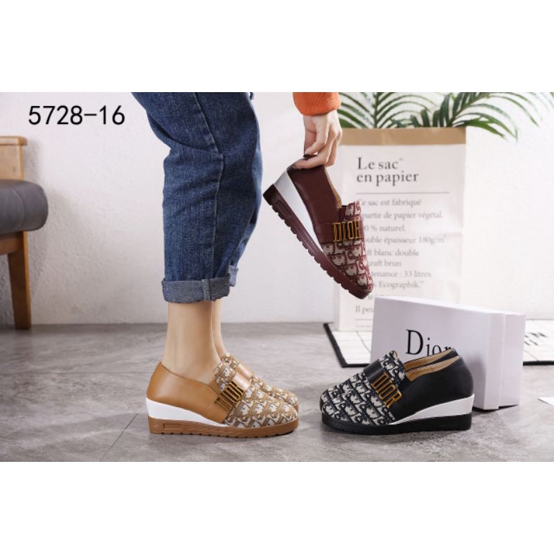 03,Sepatu DIOR Oblique Jaquard Slip-on Shoes #5728-16*_