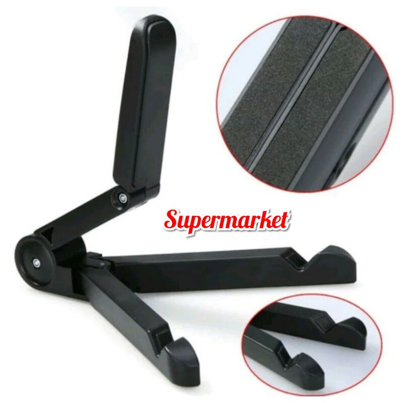 Portable Foid Stand Void Stand Phone Holder Dudukan Tablet Lipat