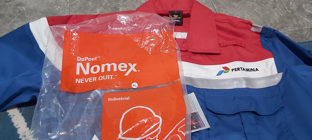 Wearpack Pertamina Nomex Anti Api Original Coveroll Nomax