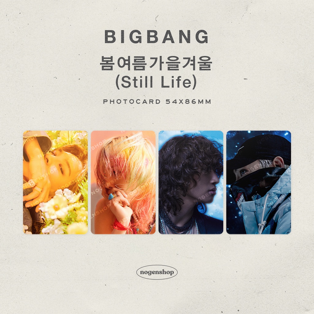 PHOTOCARD PC BIGBANG STILL LIFE