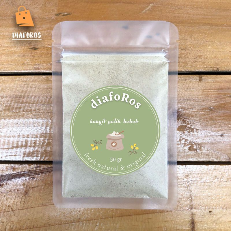 

Kunyit Putih Bubuk/Kunir Putih Bubuk Murni