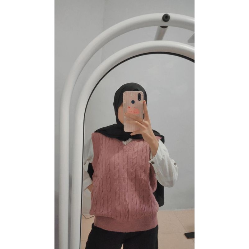 vest knit atau rajut 7 gate