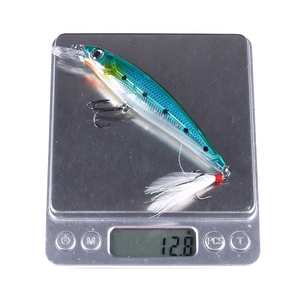 Hengjia 11Pcs Umpan Pancing Tiruan Bentuk Ikan Kecil 11cm 12.8G