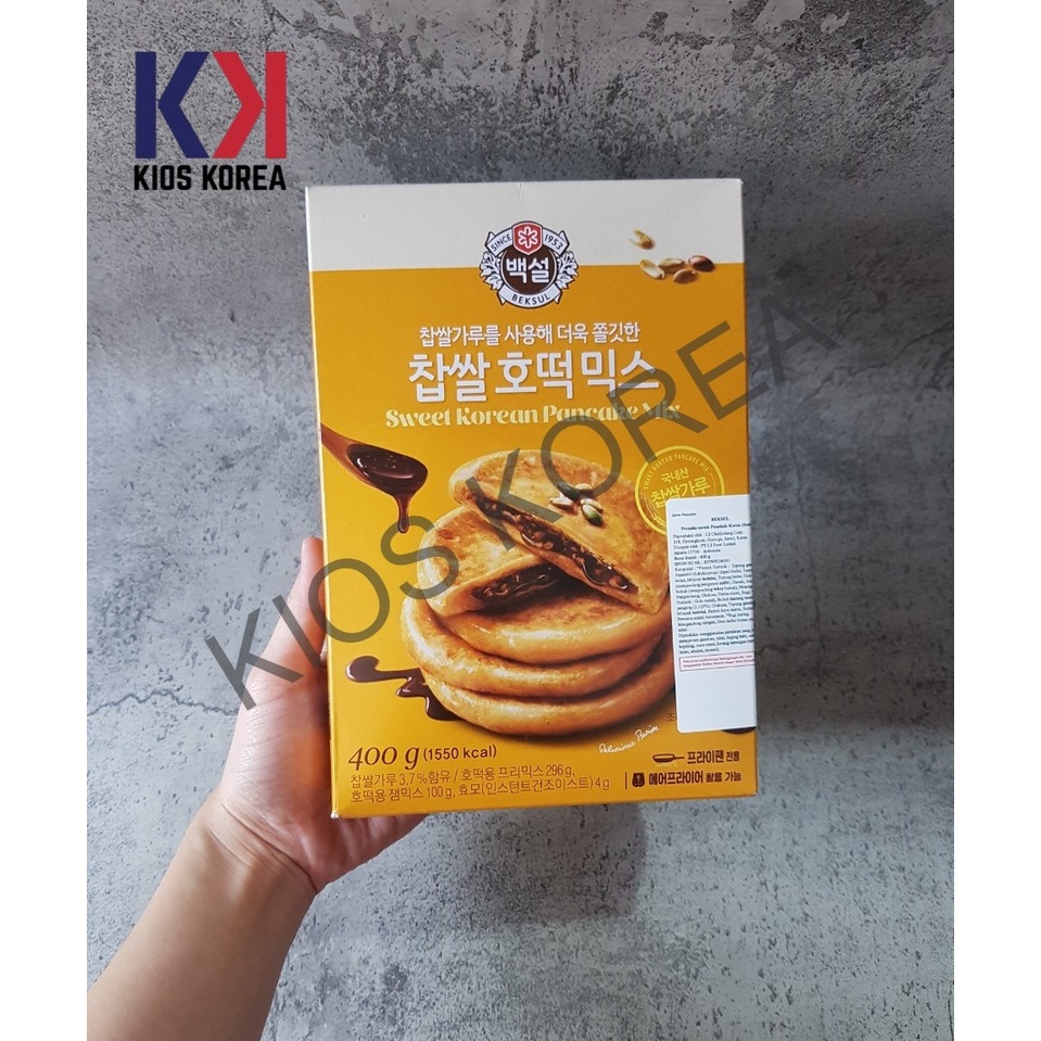 

Beksul Hotteok Sweet Korean Pancake Mix Original 400gr - Tepung Hotteok Korea