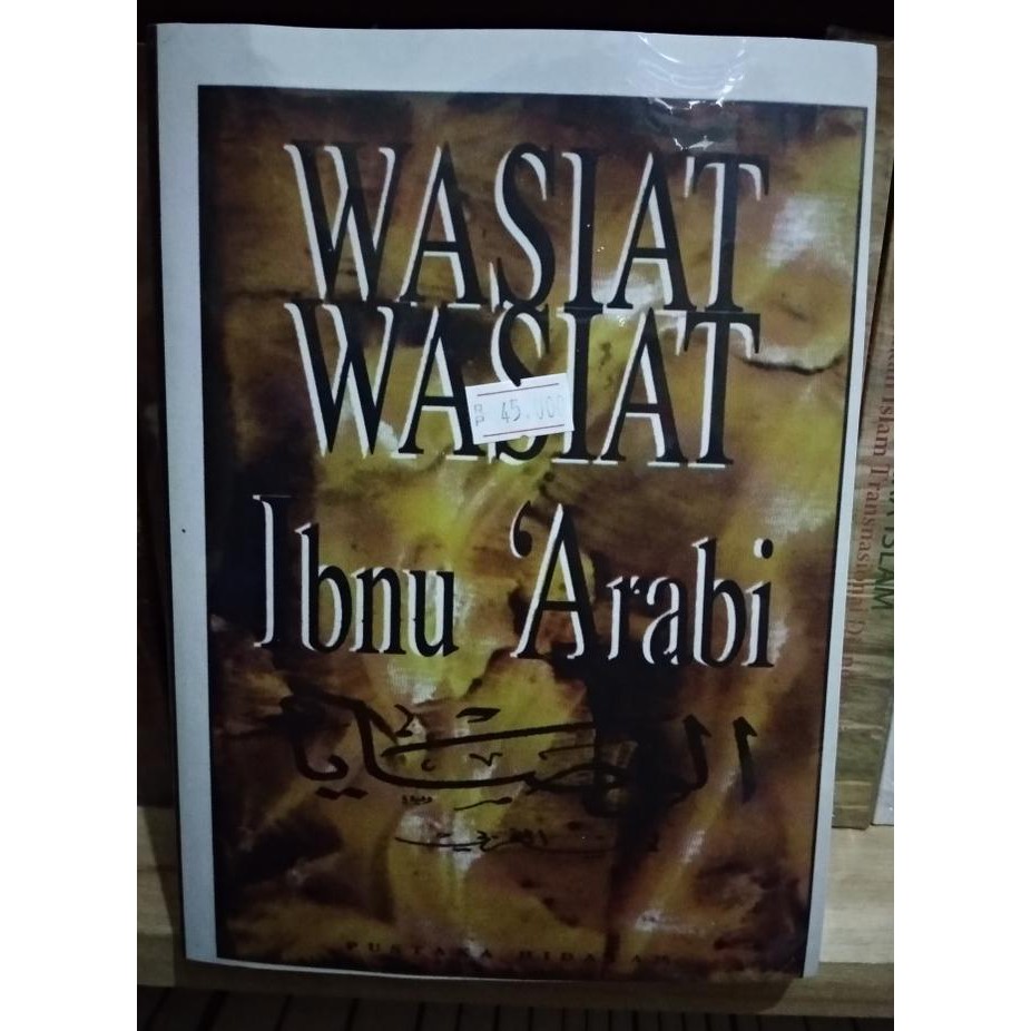 Discount Wasiat Wasiat - Ibnu Arabi