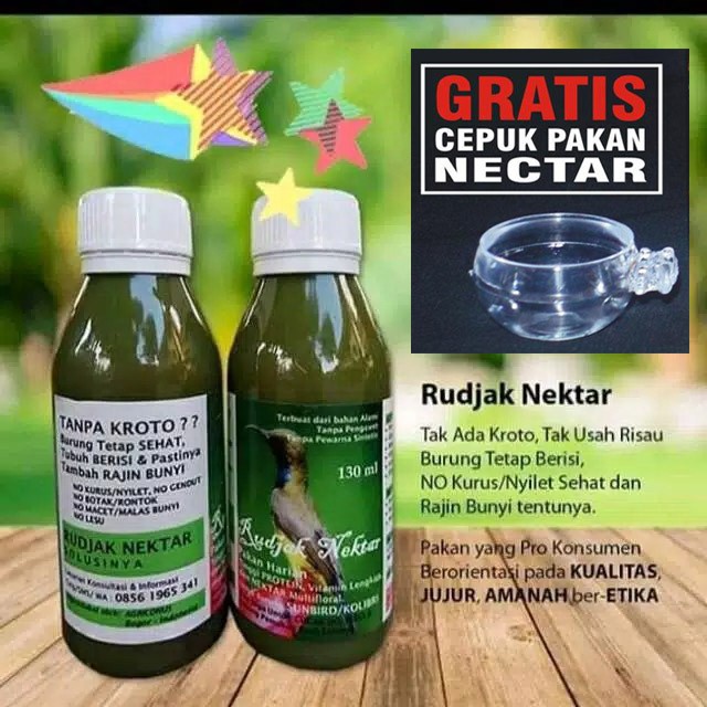 Termurah Gratis Cepuk Wadah Pakan Rudjak Rujak Nectar Rn Pakan Makanan Burung Kolibri Konin Sogon Shopee Indonesia