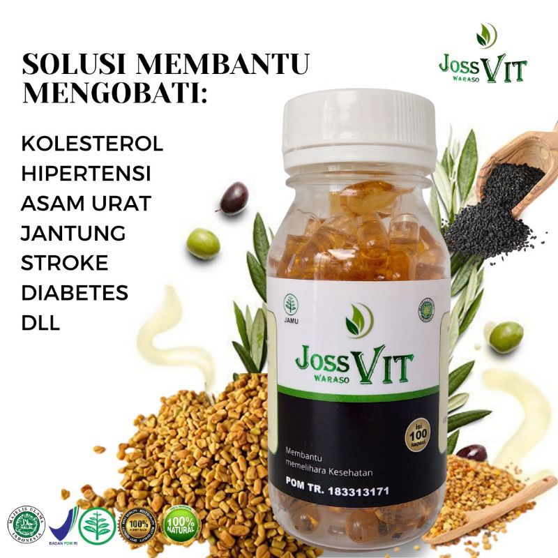 Promo Joss vit Habbatussauda/Joss vit warasoVIT Original premium