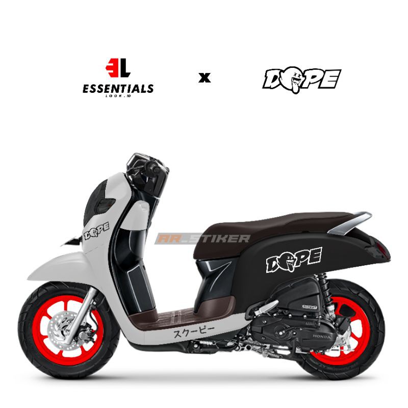 Cutting Sticker Scoopy fi dope