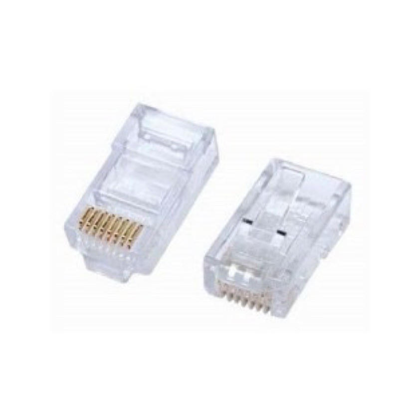 Konektor Rj45 Lan Cat 6 NYK 50pcs Connector Rj45 Cover Cat6 NYK ORIGINAL