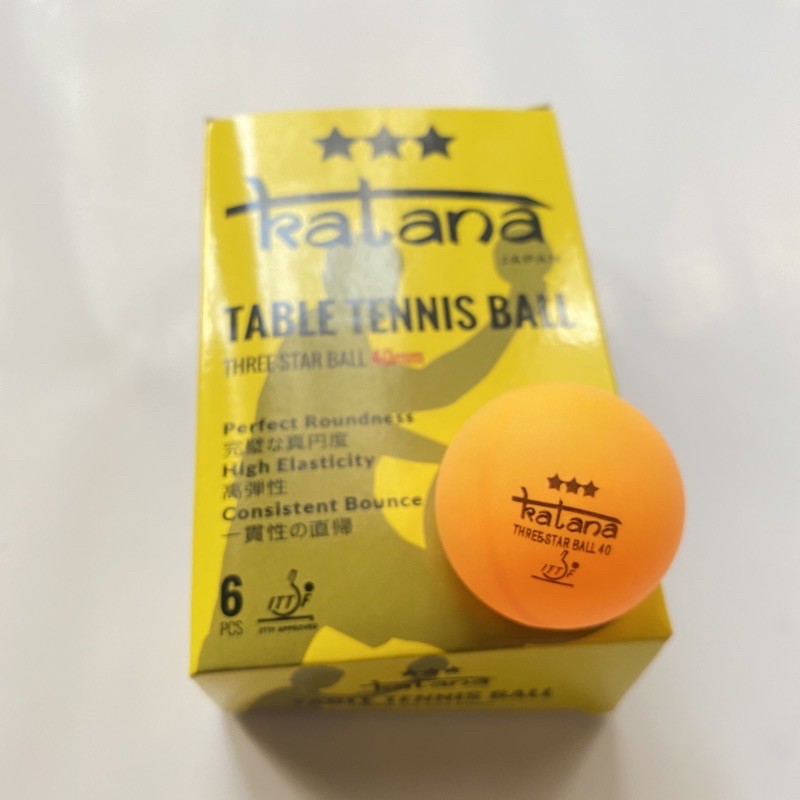 Bola Pingpong Katana isi 6