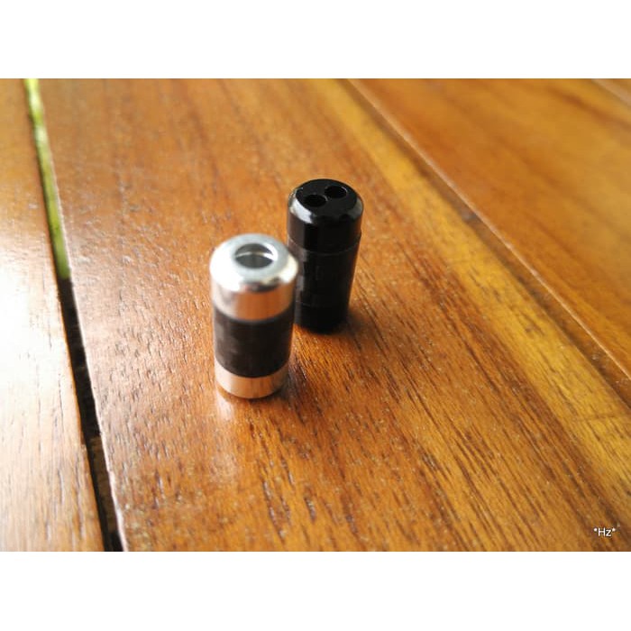 Y Splitter Carbon Diy Kecil Small Kabel Earphone - Silver Murah + Gratis Ongkir