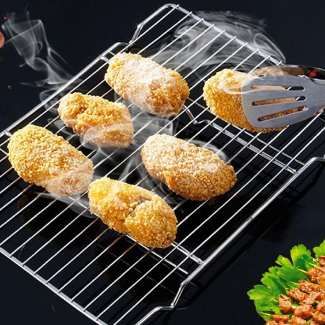 ✱ Rak Pendingin Roti Kue Cake Cooling Rack Stainless Steel Tatakan Roti - Rak pendingin ✿