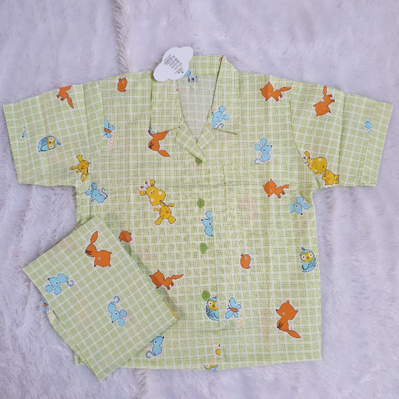 piyama anak katun celana panjang majesty