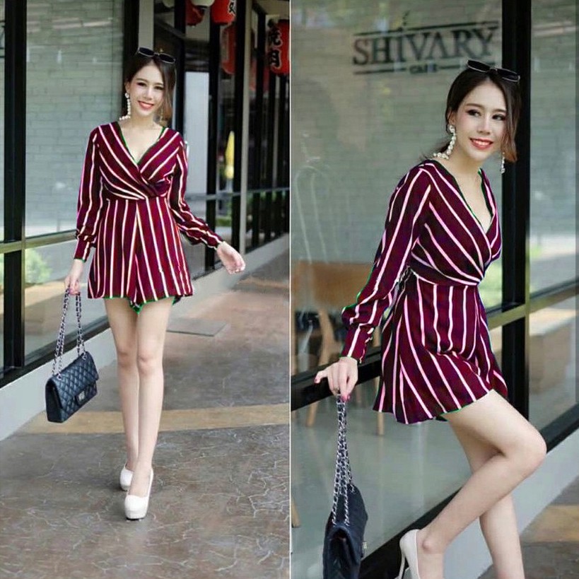 FWG - JS KIMONO STRIPE / JUMPSUIT WANITA TERBARU / JUMPSUIT / JUMPSUIT SALUR