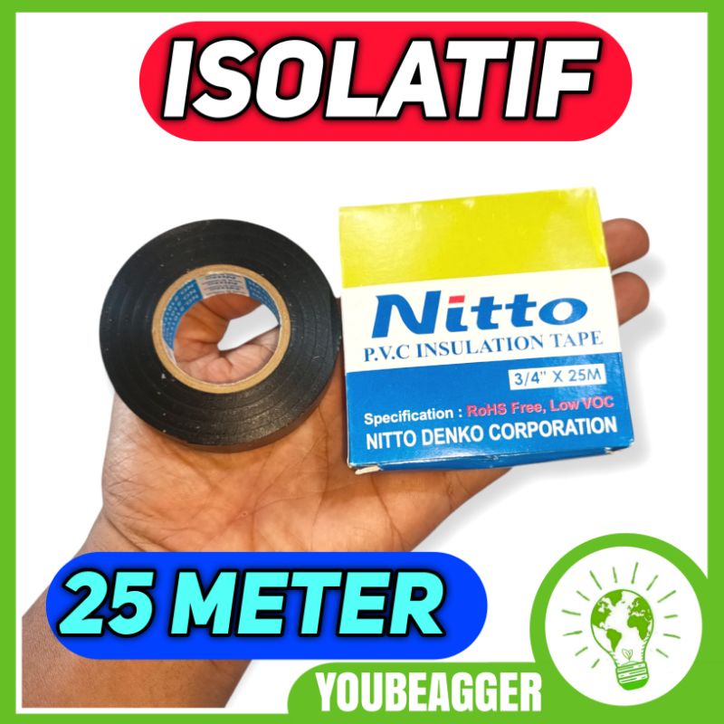 isolasi listrik BAGUS NITTO 25M