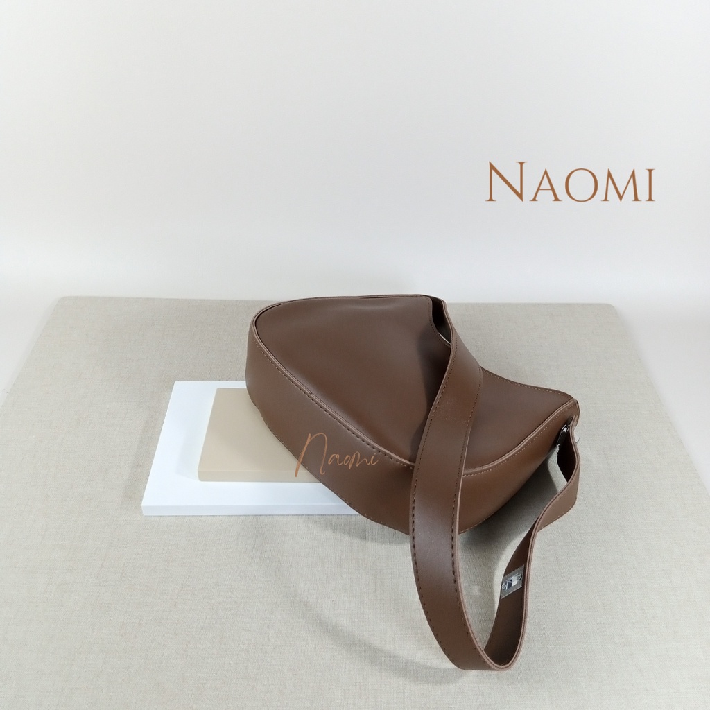 NAOMI - Rachel Shoulder Bag Wanita Import Kulit Sintetis - tas Premium - Sling bag - long strap Handbag - Daily Harian Kekinian Terbaru Simple Elegant Lembut Wanita Dewasa