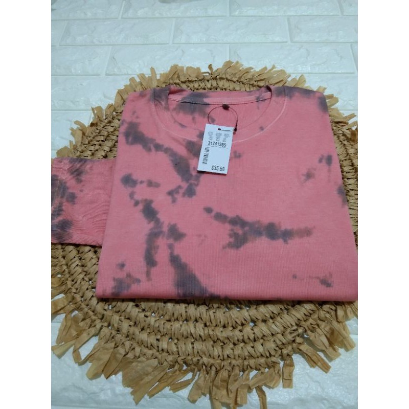 KAOS TIE DYE LENGAN PANJANG TERMURAH/KAOS TIE DYE PRIA WANITA/BAHAN KATUN RIB HALUS