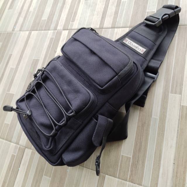 Tas slingbag impor tactical kanvas ocruxion premium