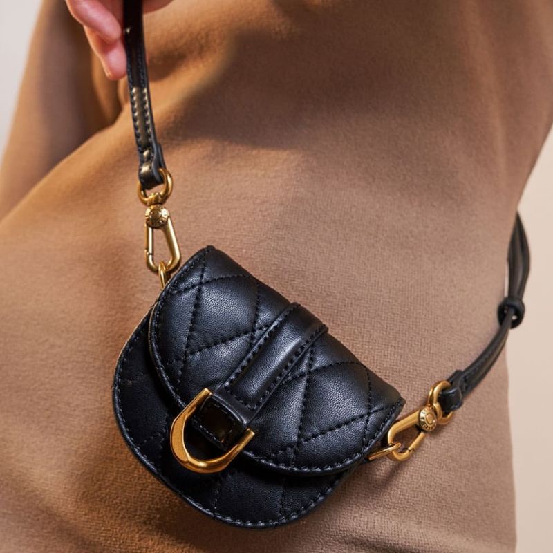 7.7 SALE | CK Micro Gabine Quilted Saddle Bag