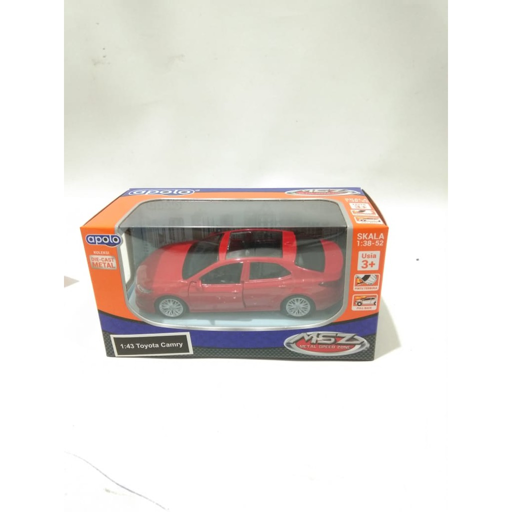 Diecast Apolo Msz Toyota Camry warna Merah