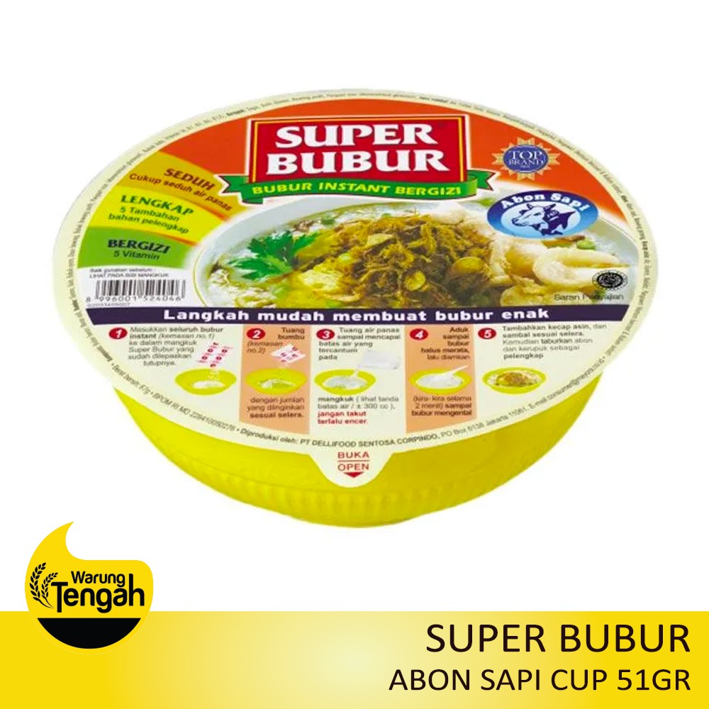 

[CUP] Super Bubur Abon Sapi 51gr
