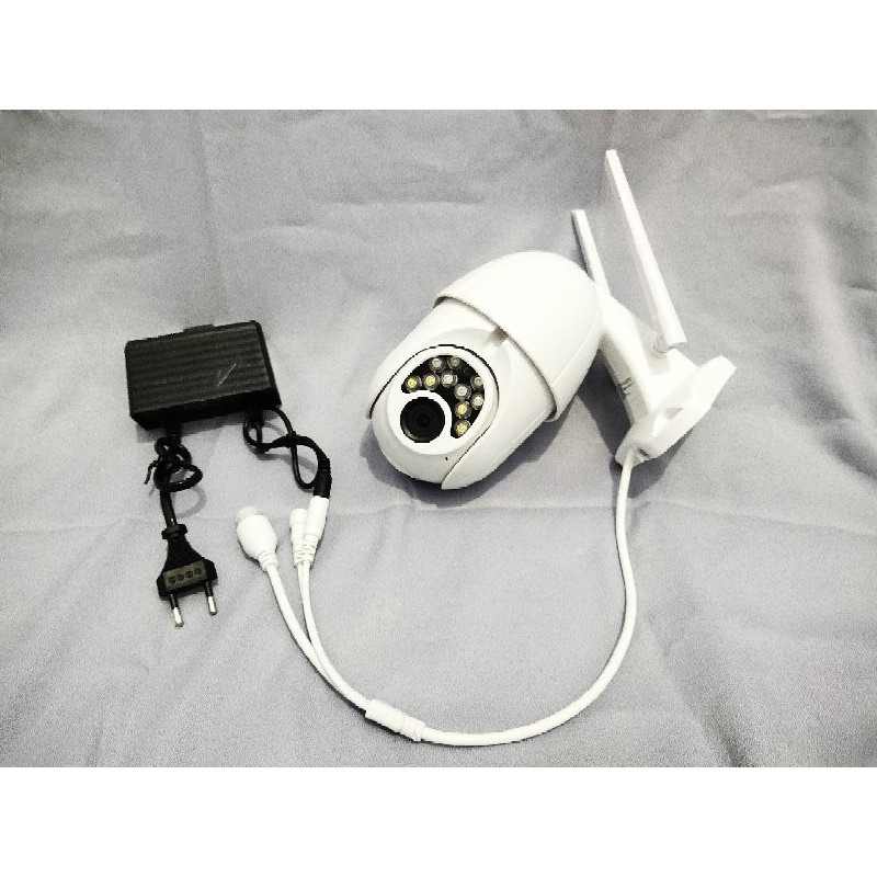Cctv WiFi Robot Outdoor Anti Air Icsee/V380 Pantau di HP