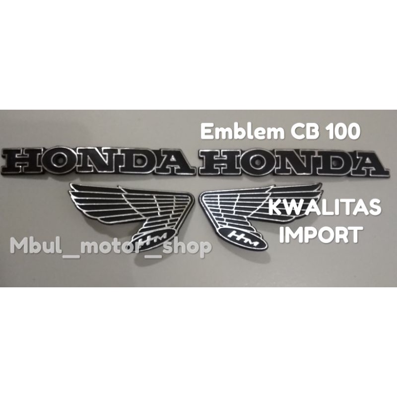 Jual Emblem Tangki Import Cb Cb Gelatik Lentur Anti Patah Shopee Indonesia