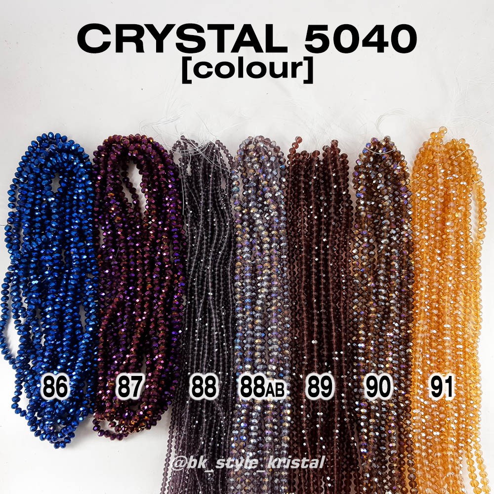 Kristal Renteng 5040 Warna - Per renteng/string - Part 2