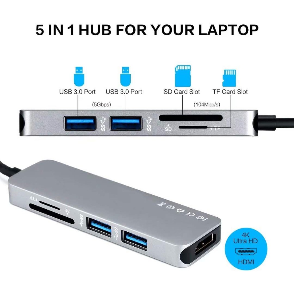 Adapter Type C to HDTV 5 in 1 - 649789