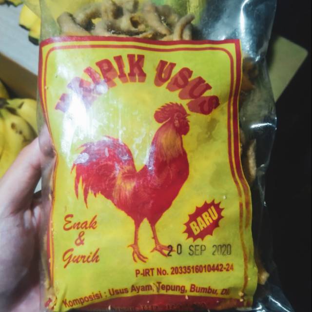 

PROMO! KRIPIK USUS AYAM 250 gr