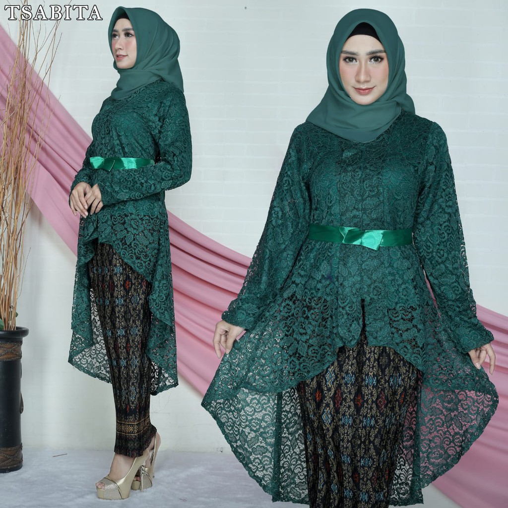 NEW KEBAYA KARTINI - KEBAYA FLOYANA PITA - KEBAYA MODERN - PAKAIAN TRADISIONAL - SET KEBAYA BRUKAT