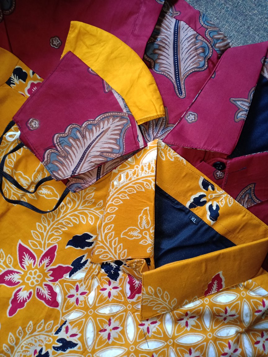 Ulu Kamolyan Kemeja Batik Pria Solo Lengan Pendek Lapis Furing Atasan Premium Modern Martowiro Luhur