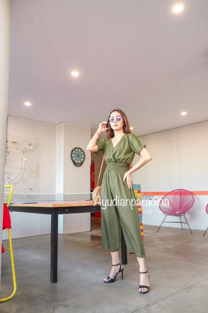 JUMPSUIT CECILIA JUMPSUIT WANITA JUMPSUIT SILANG