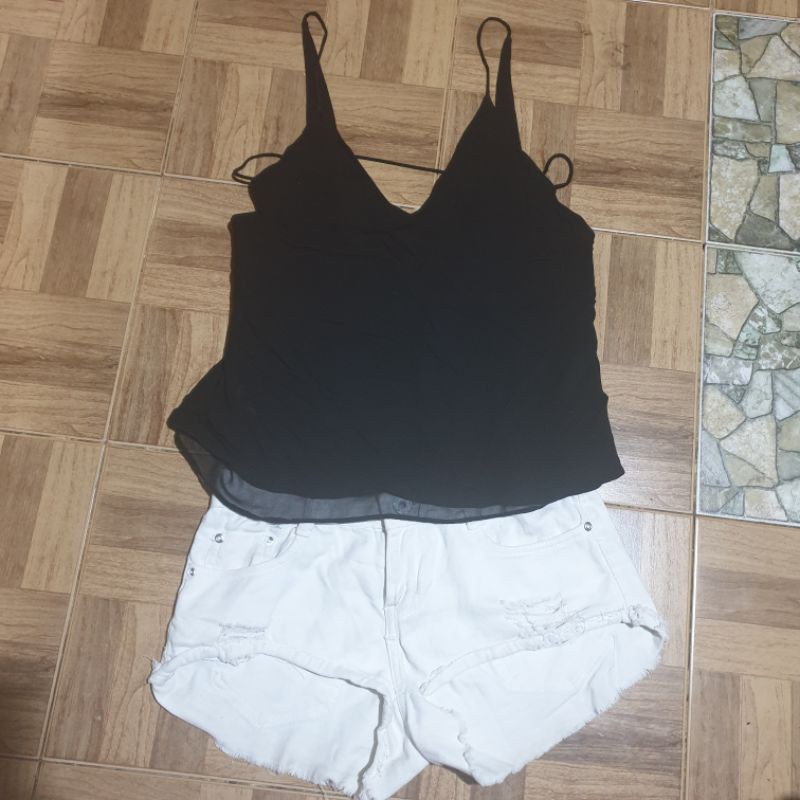 Zara Top Backless / Baju Zara / atasan Zara / crop top