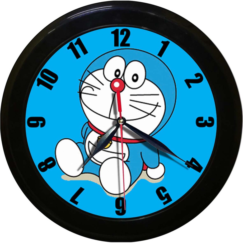 JAM DINDING DORAEMON 2   (DIAMETER 30CM)