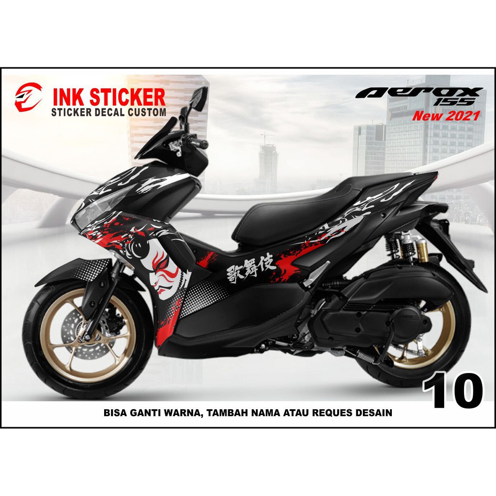Sticker Decal Aerox 2021 10 Fullbody