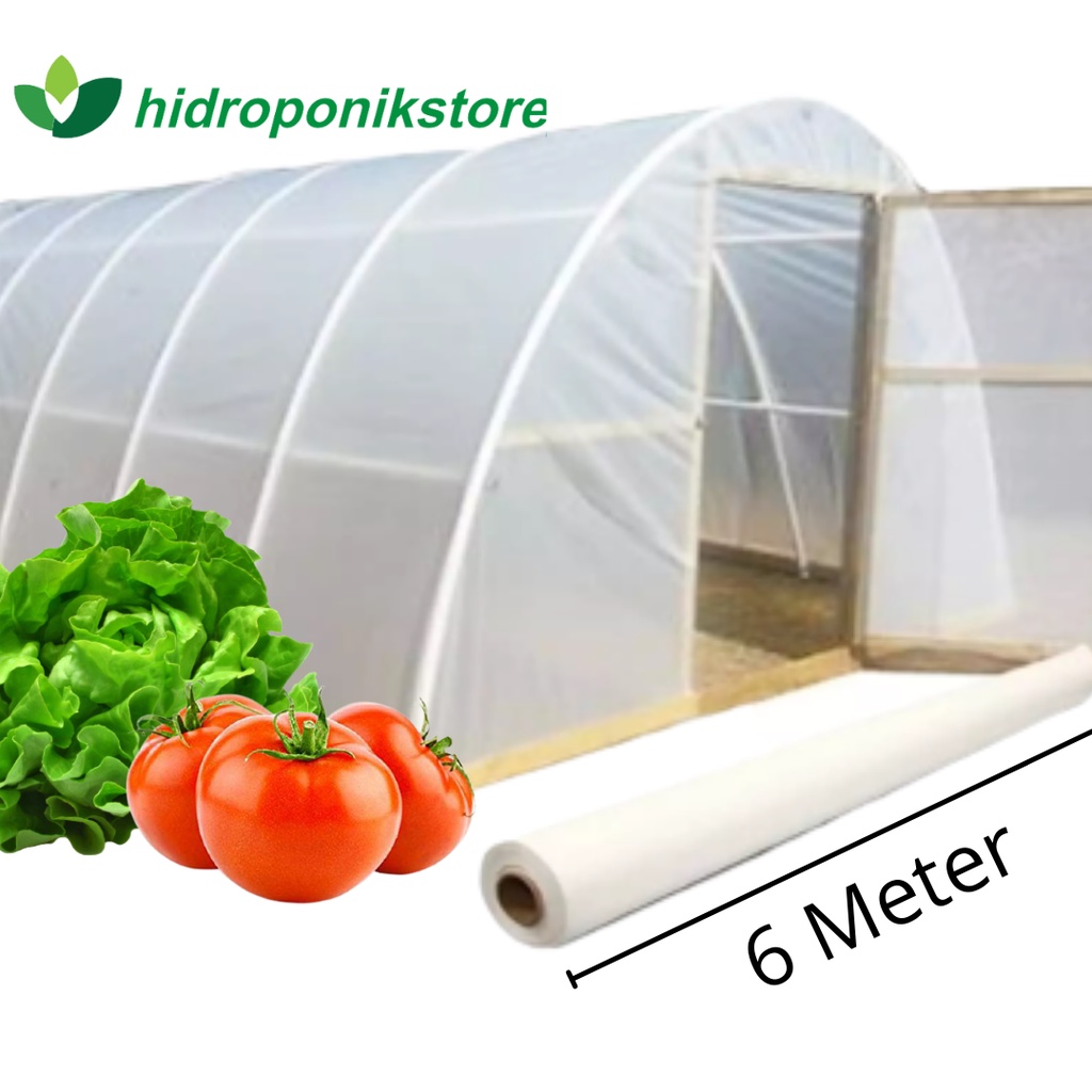 Plastik UV Greenhouse Lebar 6 Meter