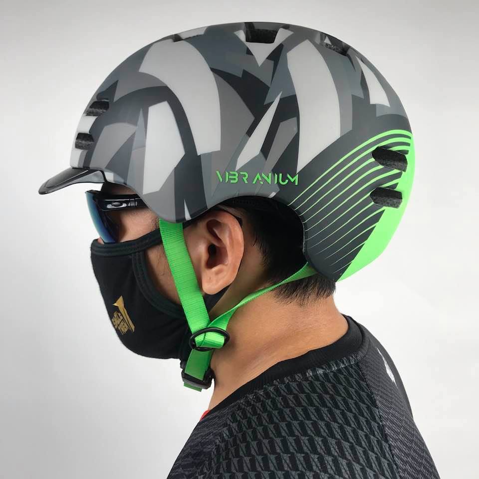 Helm Sepeda Singletrek1 CitiBike Teringan no.1 diDUNIA HBR VIBRA GREEN