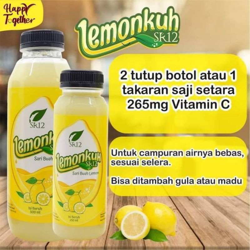 

IMUN BOOSTER!! Vitamin C LEMONKUH SR12 Air Sari Lemon Murni