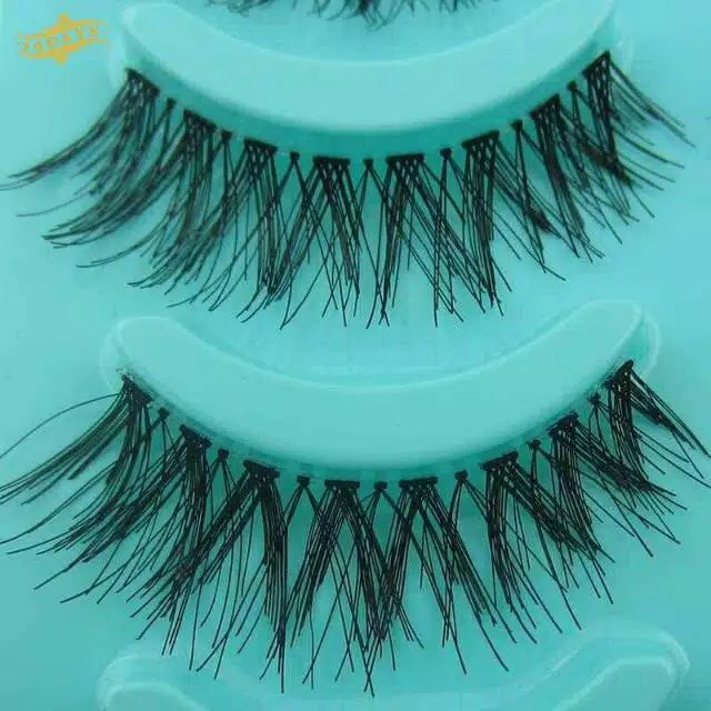 ✿ELYSABETHME✿ Bulu mata import wadah hijau pink fake eyelash eyelashes hasil natural