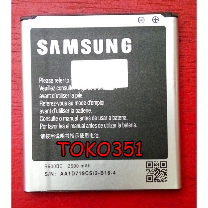 Batre Baterai Samsung S4 I9500 i 9500 Ori Garansi