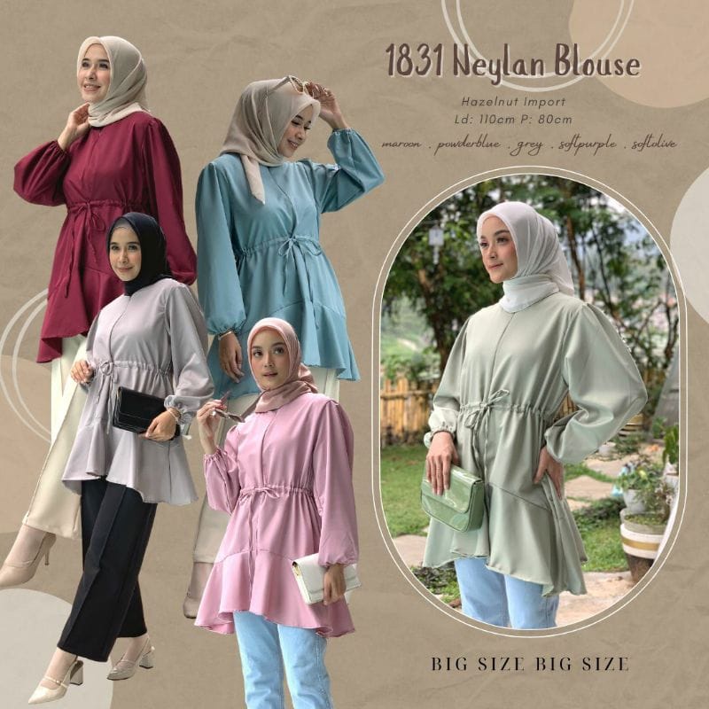 NEYLAN BLOUSE / BLOUSE / ATASAN WANITA / ATASAN KERJA