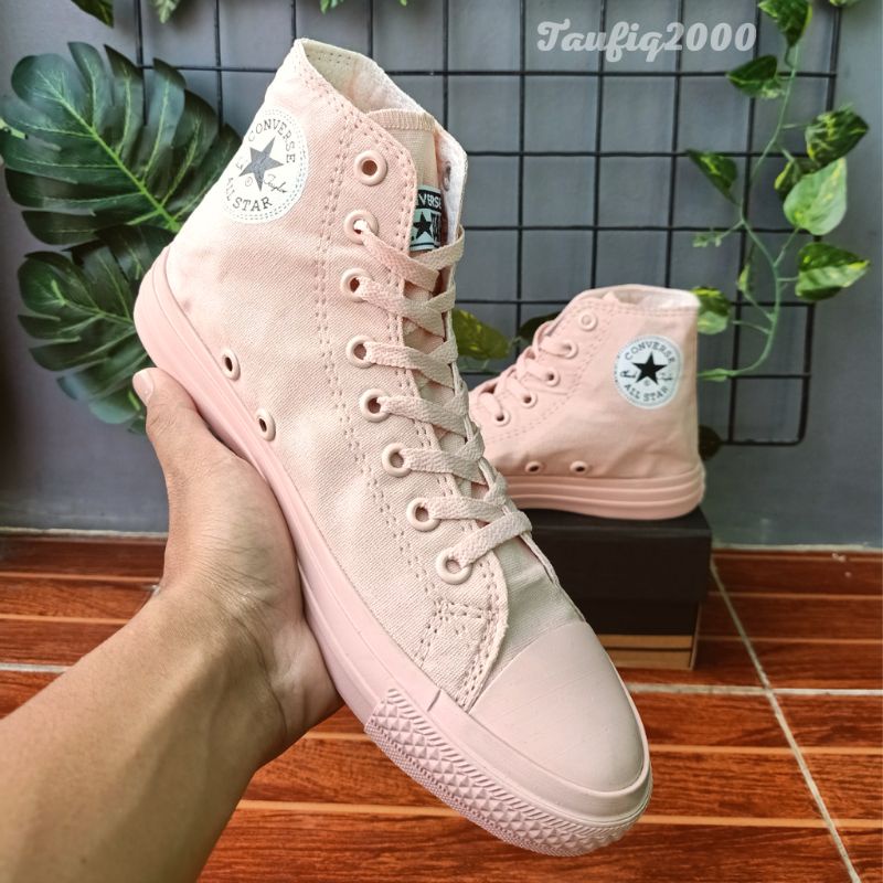 TERLARIS!! Sepatu Converse All Star Pink Full Peach