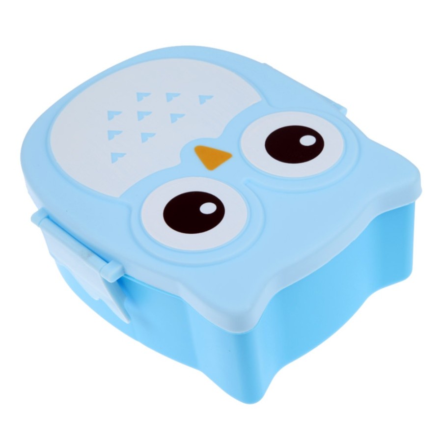 Lunch Box Owl 2 Sekat Kotak Makan Siang Kartun Burung Hantu Kotak Makan Anak Owl Burung Hantu Lunch Box Luci Model Burung Hantu 2 Grid Anak Karakter Kotak Bekal Owl