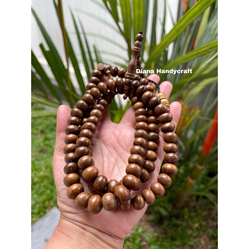 Tasbih gaharu asli Kalimantan 8mm tasbih kayu gaharu buaya gaharu kalimantan tasbih gaharu wangi
