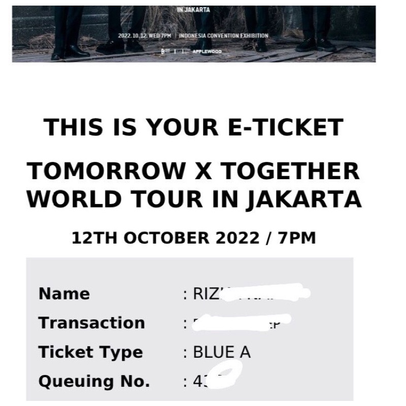 TIKET KONSER TXT LOVESICK JAKARTA