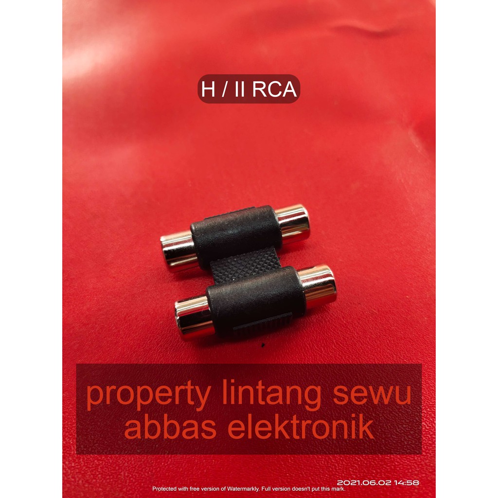 H RCA II RCA KOEKTOR KABEL RCA